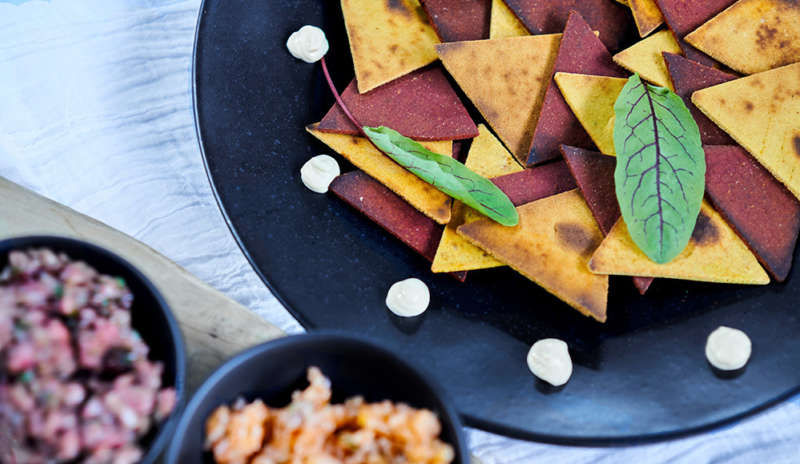 Een heerlijke borrel snack met zalmtartaar